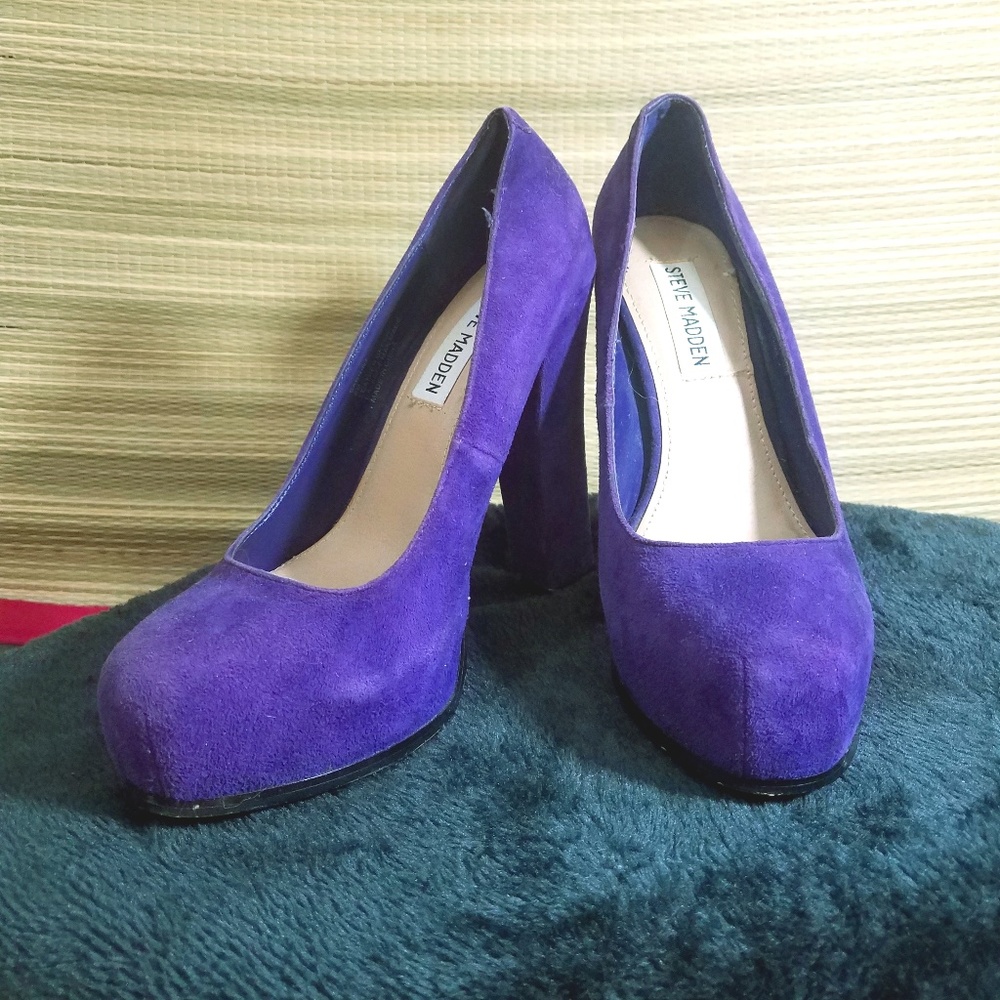 Pure Purple Pumps by Steve Madden!